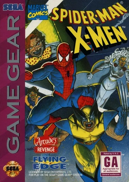 Обложка игры Spider-Man and the X-Men in Arcade's Revenge